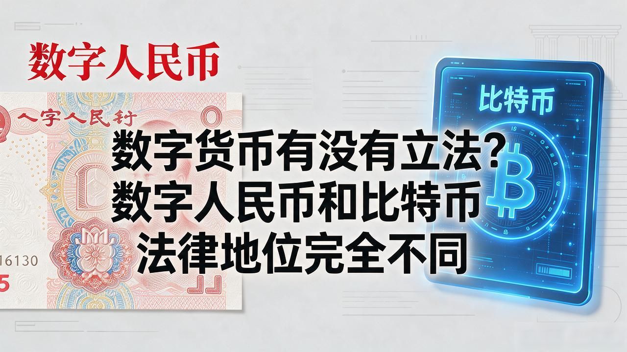 数字货币有没有立法？数字人民币和比特币法律地位完全不同-第1张图片-imToken 官网｜全球领先多链去中心化钱包｜BTC ETH NFT DeFi 管理工具
