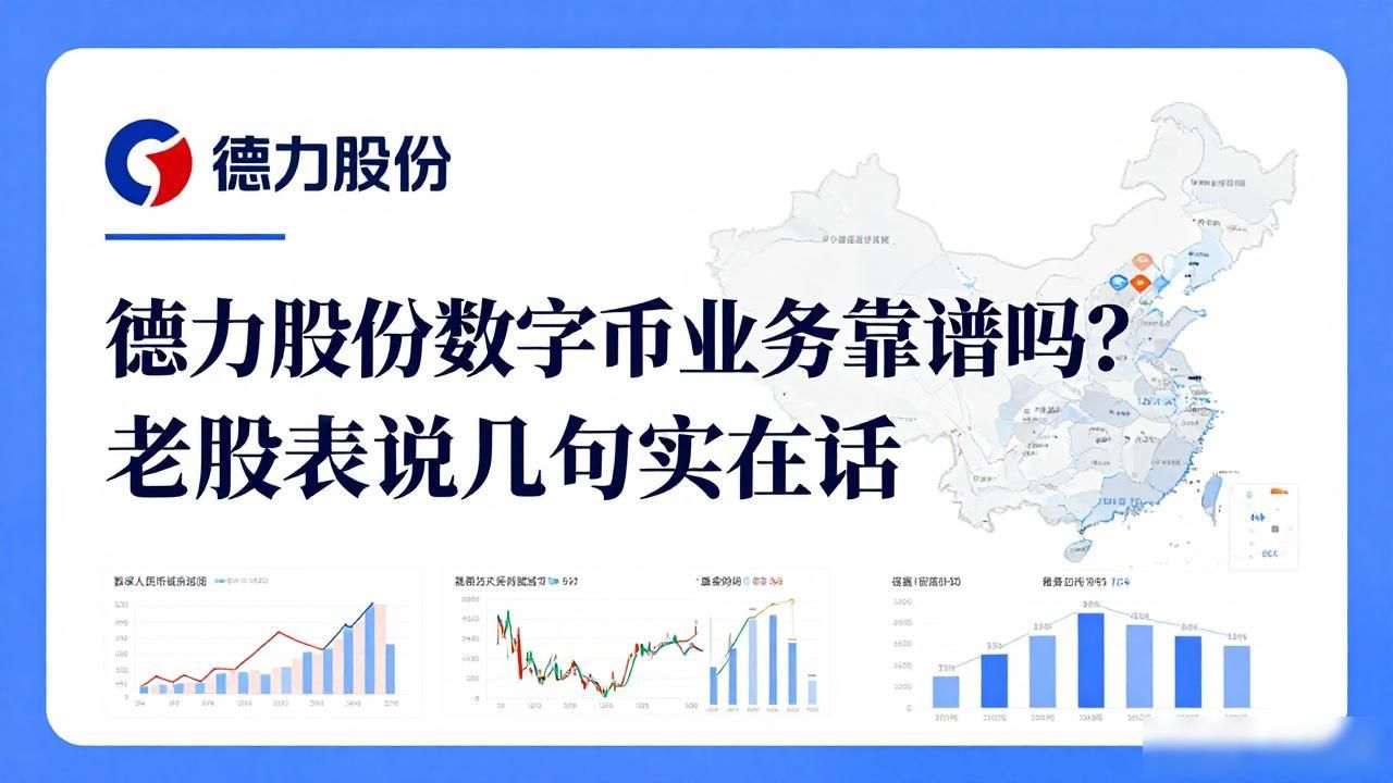 德力股份数字货币业务靠谱吗？老股民说几句实在话