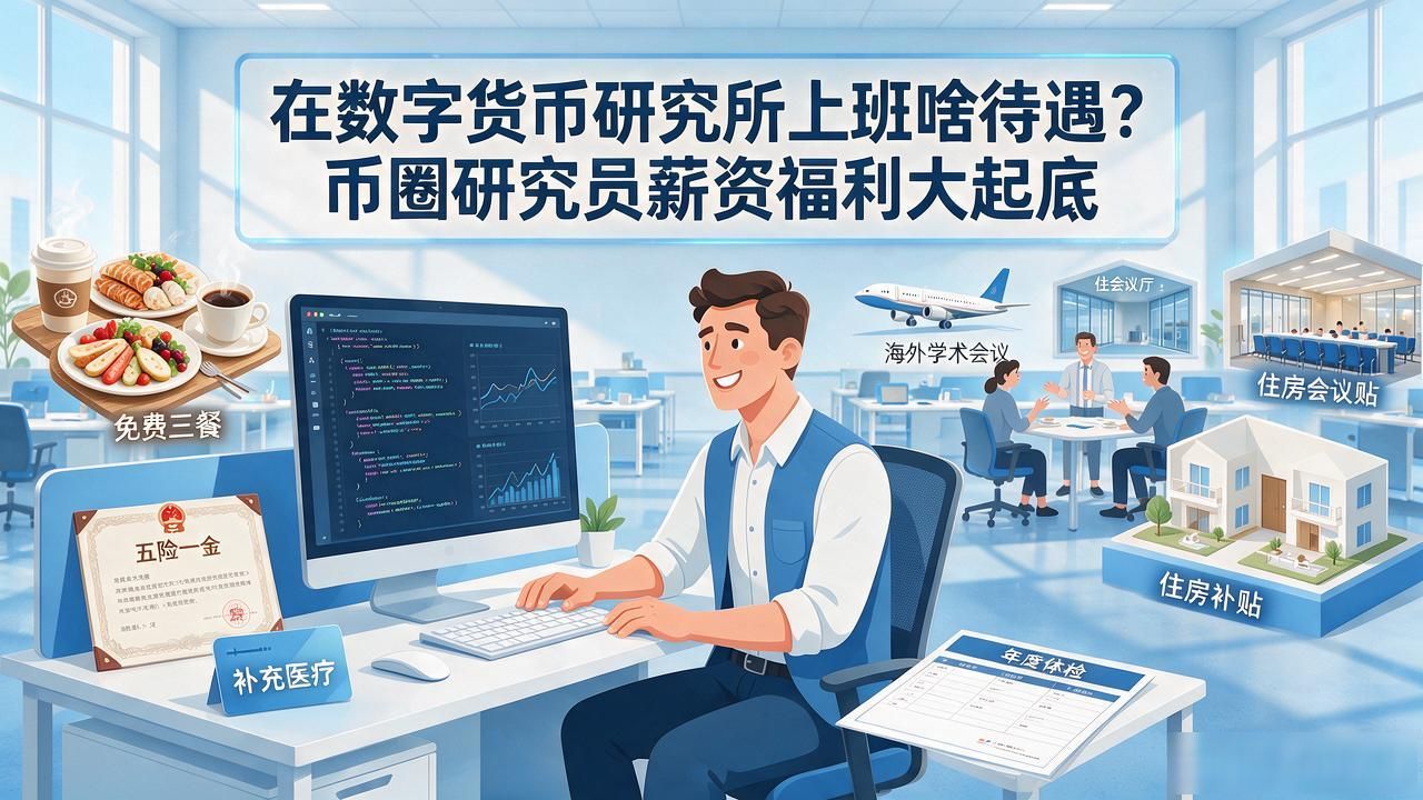 在数字货币研究所上班啥待遇？币圈研究员薪资福利大起底