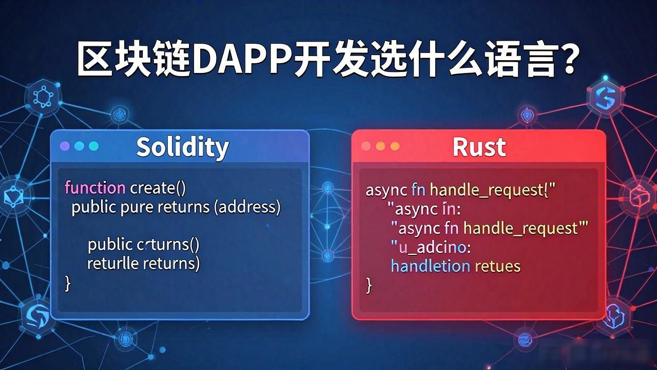 区块链DAPP开发选什么语言？Solidity与Rust实战指南