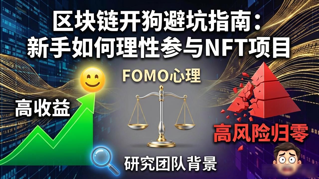 区块链开狗避坑指南：新手如何理性参与NFT项目