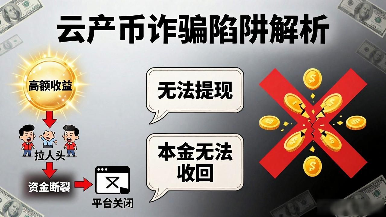 云产币并非正规数字货币，警惕诈骗陷阱-第1张图片-imToken 官网｜全球领先多链去中心化钱包｜BTC ETH NFT DeFi 管理工具