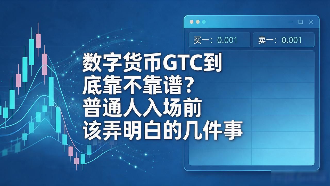 数字货币GTC到底靠不靠谱？普通人入场前该弄明白的几件事