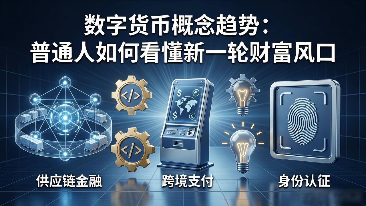 数字货币概念趋势：普通人如何看懂新一轮财富风口