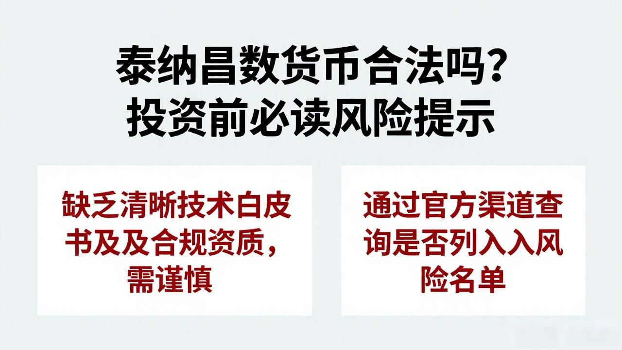 泰纳昌数字货币合法吗？投资前必读风险提示