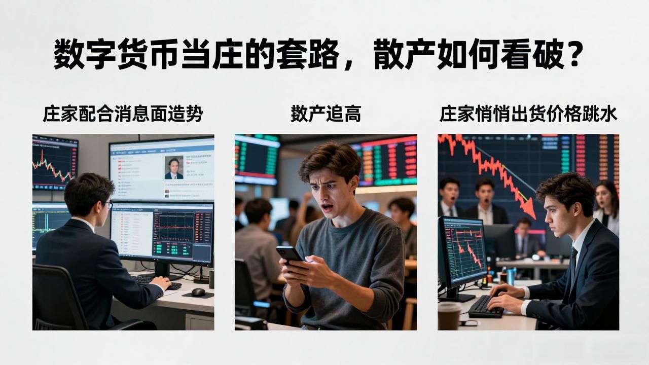 数字货币当庄的套路，散户如何看破？