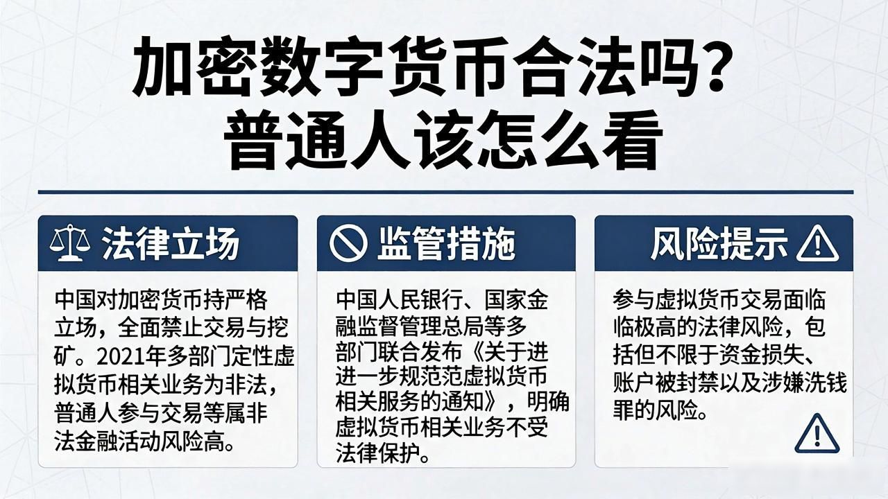 加密数字货币合法吗？普通人该怎么看