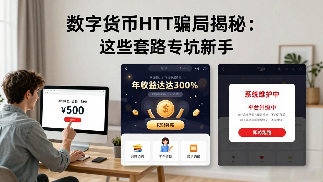 数字货币HTT骗局揭秘：这些套路专坑新手