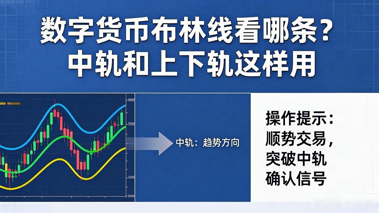 数字货币布林线看哪条？中轨和上下轨这样用